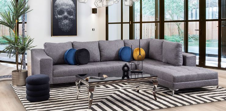 Sala Moderna Modular Derecha Marruecos Gris